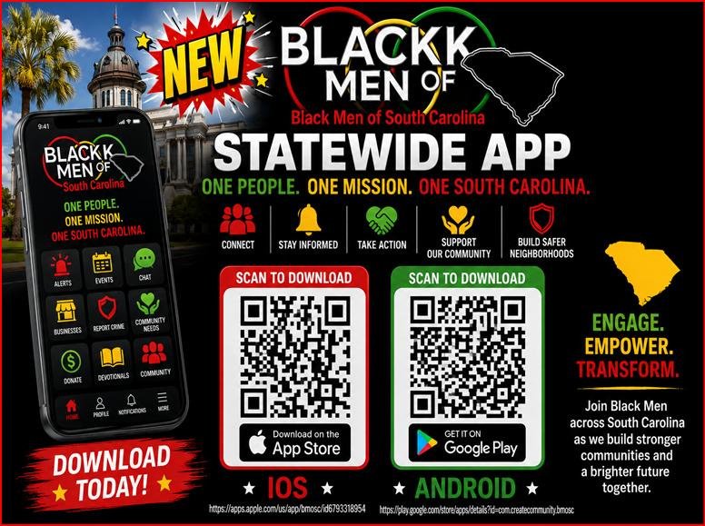 BMOSC Statewide App with iOS and Android download QR codes